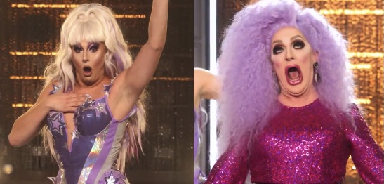 Jan and Pandora in the performance.