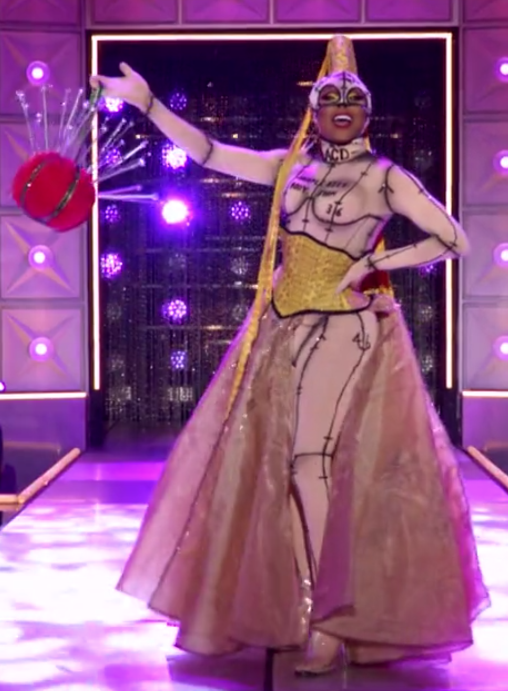 A'keria's Clash of the Patterns look.