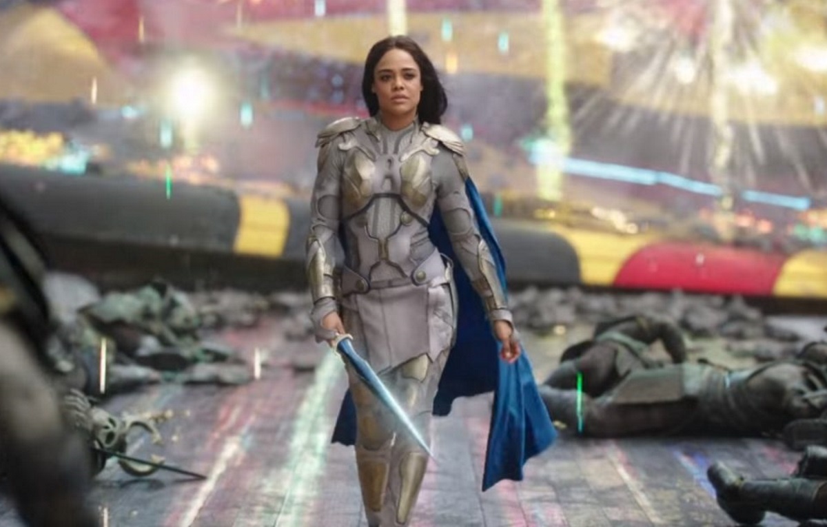 Tessa Thompson as Valkyrie.