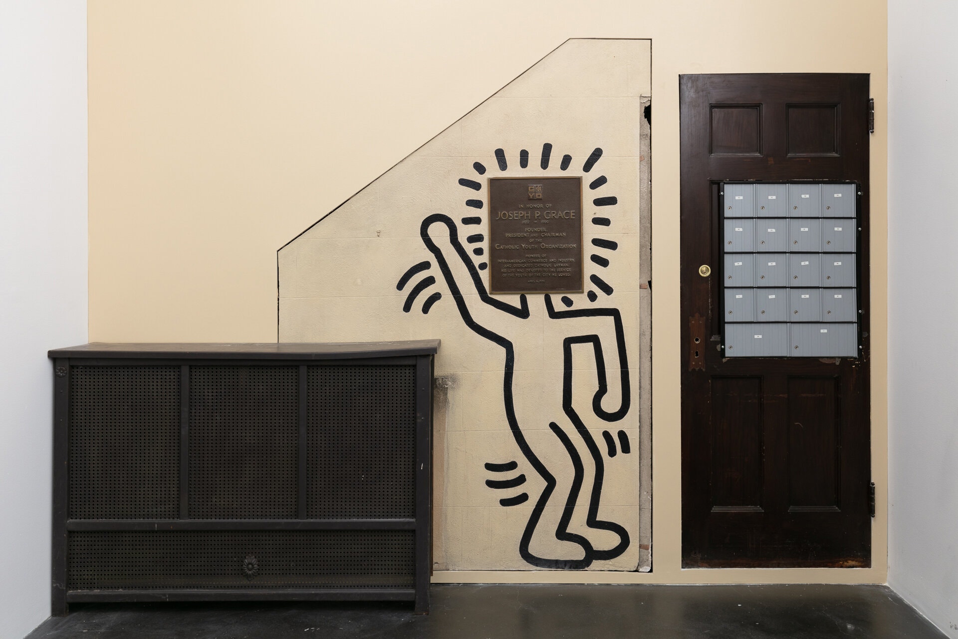 Part of the Grace House mural exhibition.