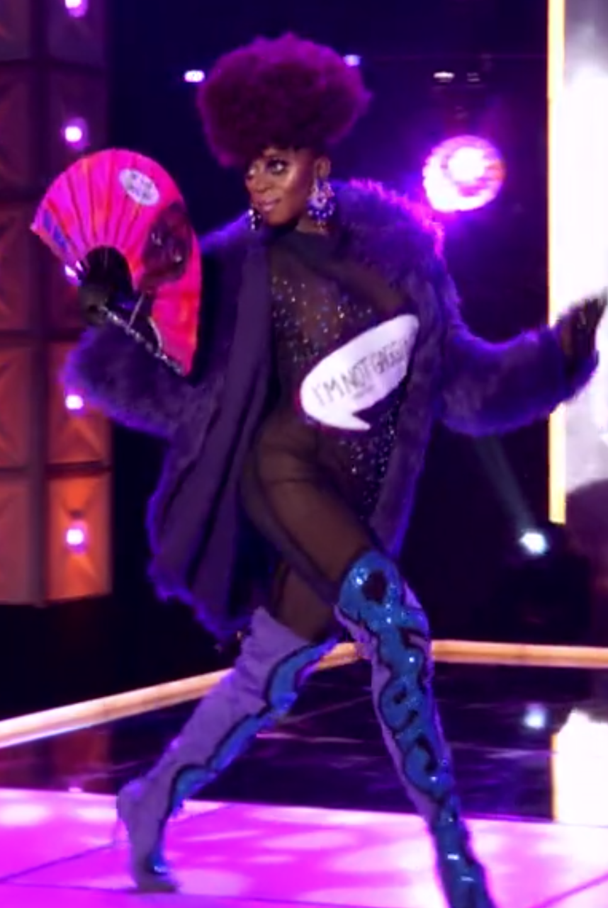 Ra'Jah's Pop Art look.