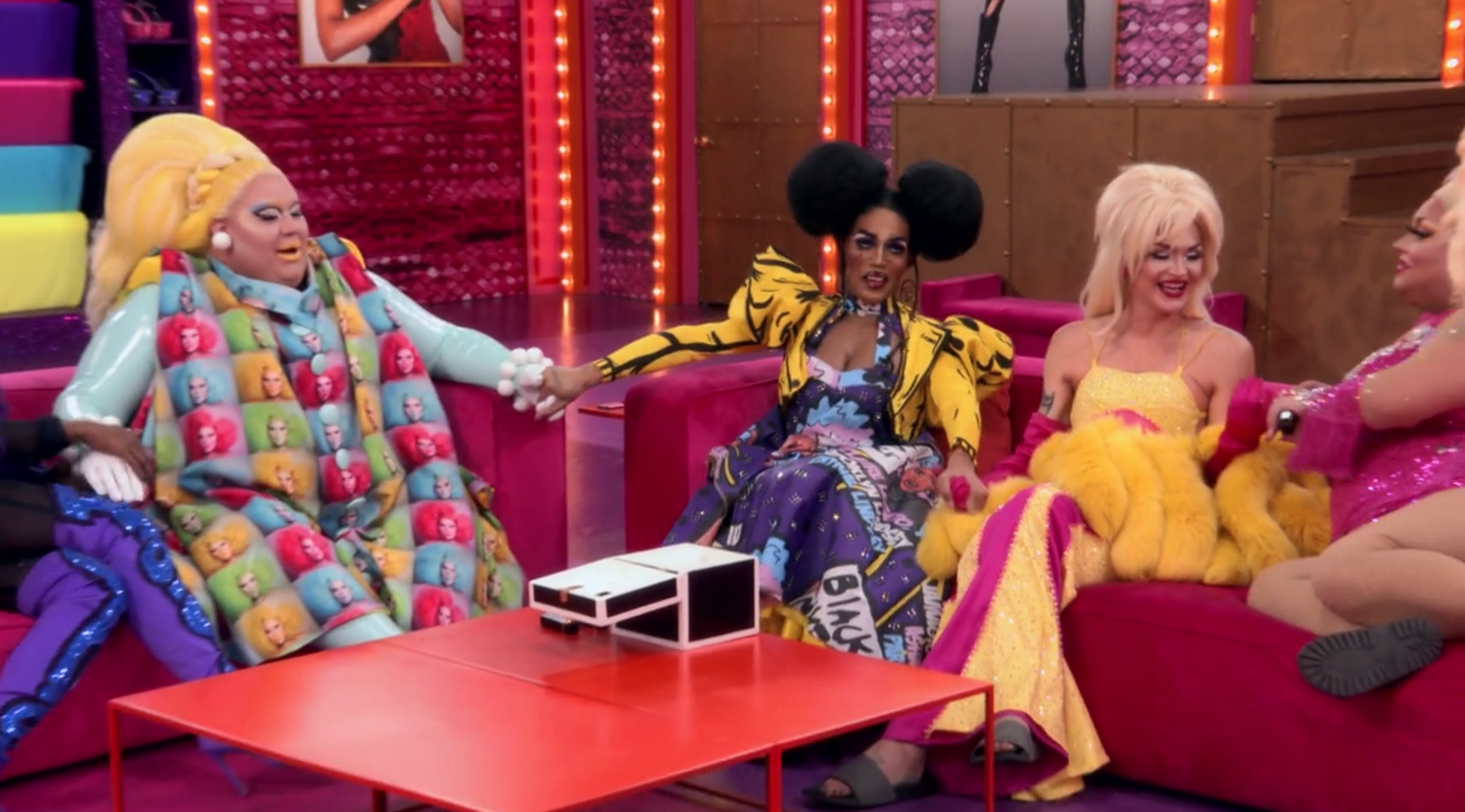 Trinity thanking her girls for not sending her home.