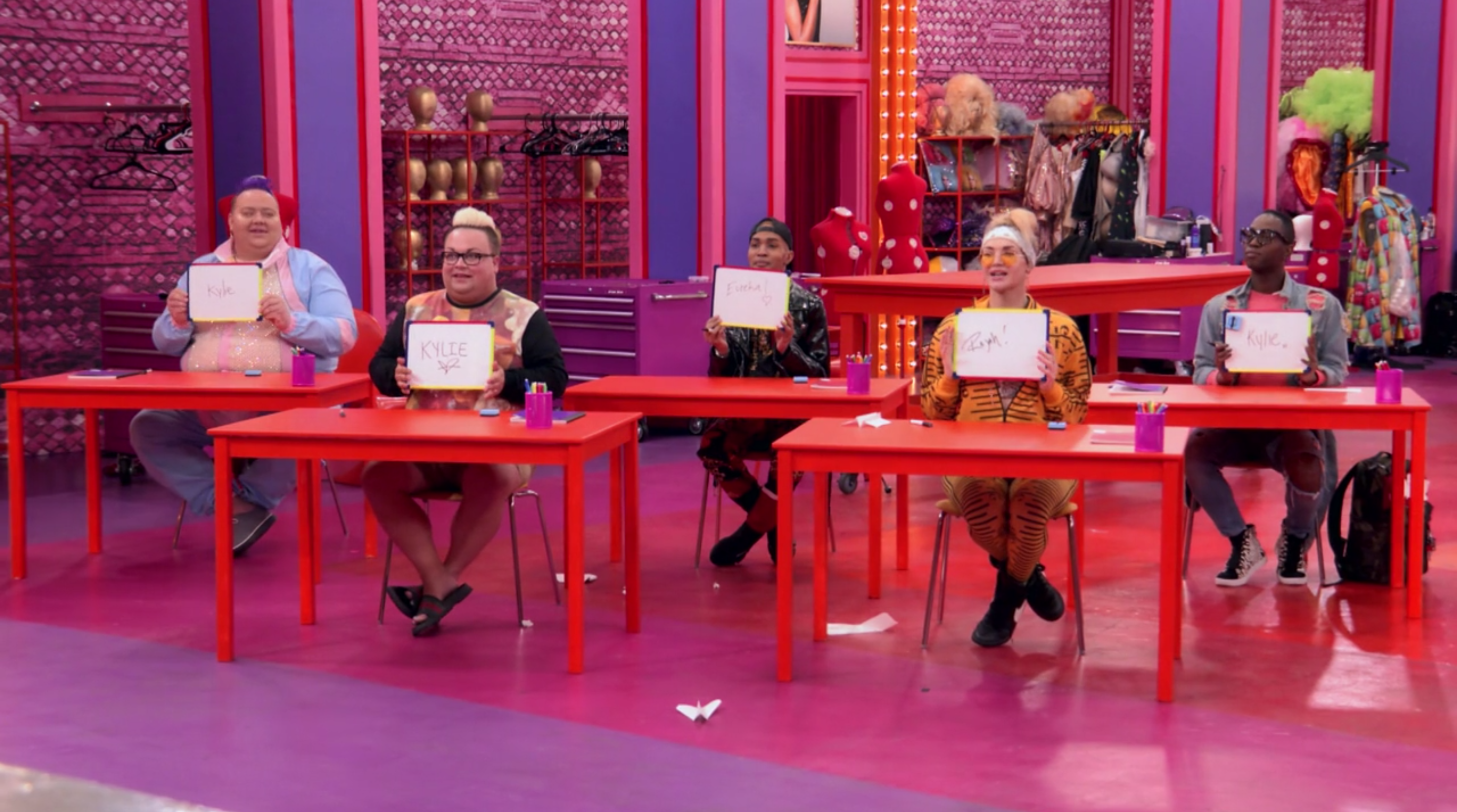 The queens play classroom.