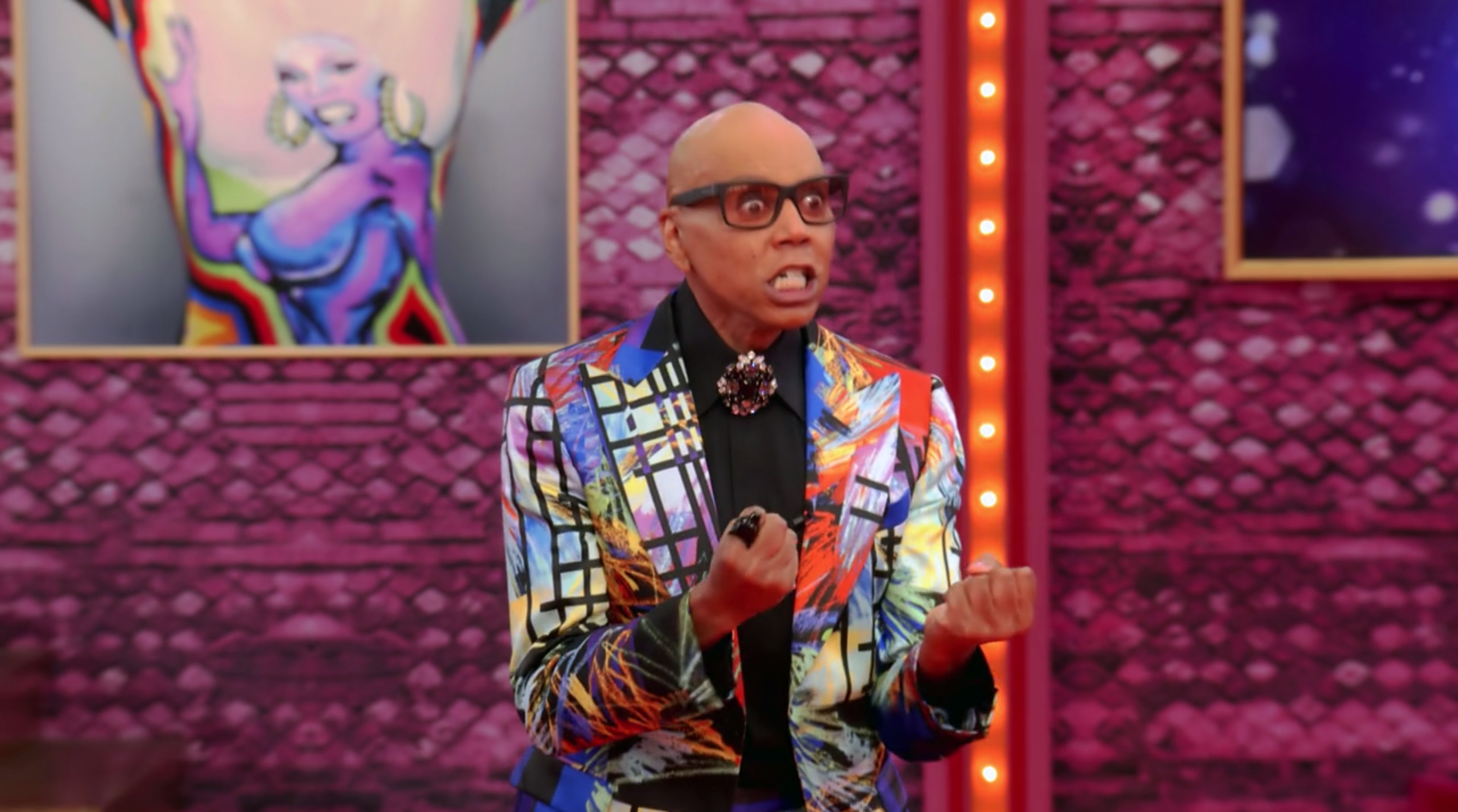 Ru making an intense face.
