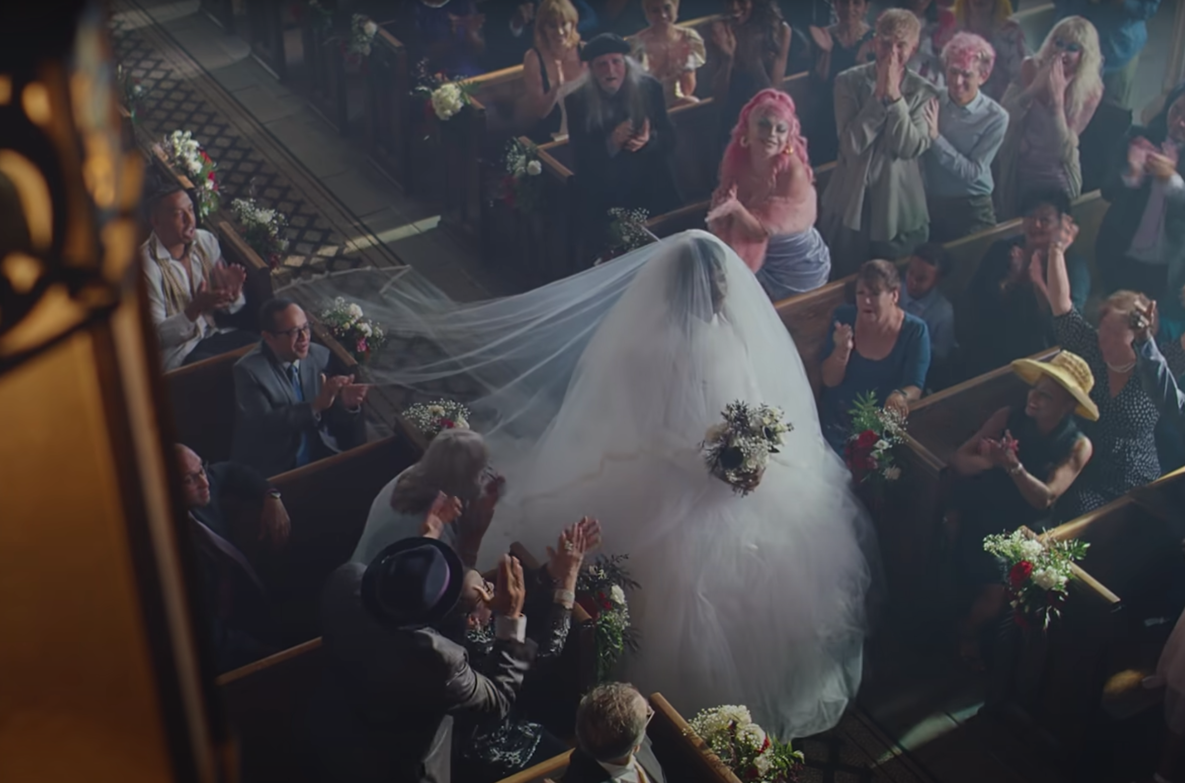 Nas walking down the aisle.