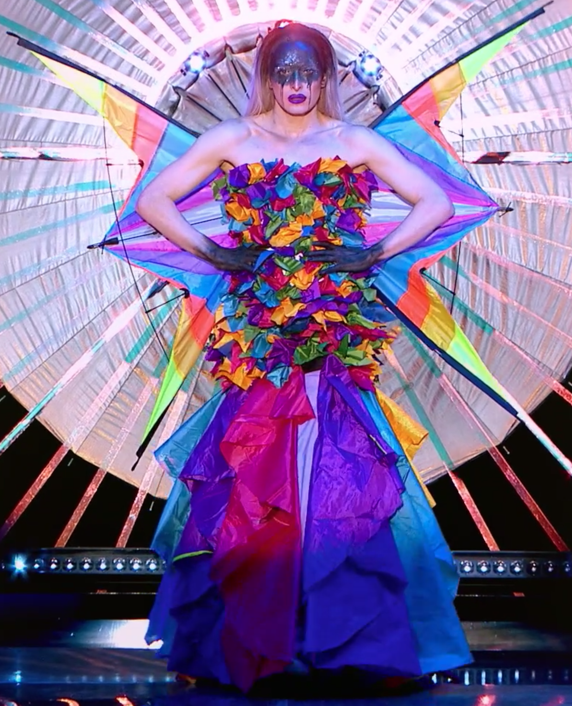 Veronica's Campfire Couture look.