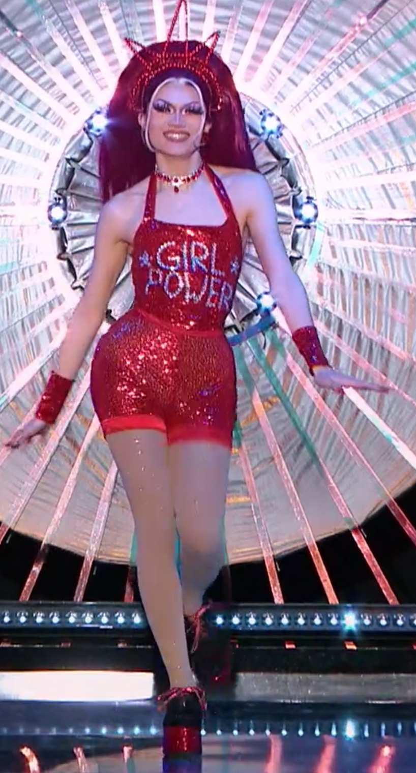 River Medway's Spice Girl look.