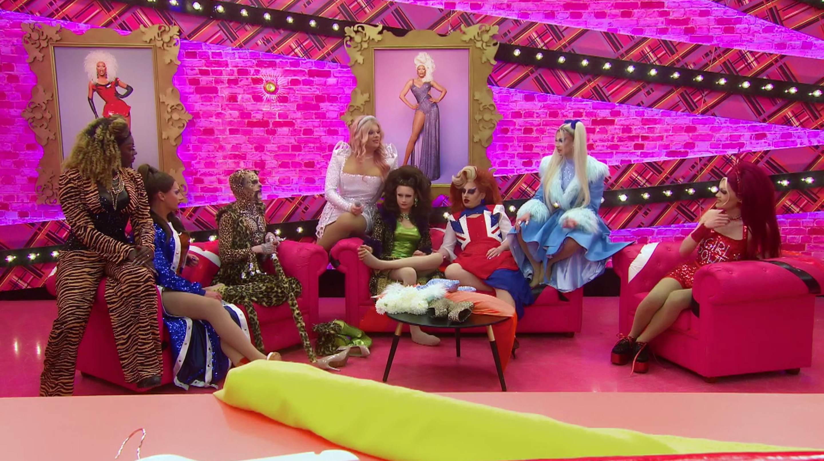 The girls debrief after the double shantay.