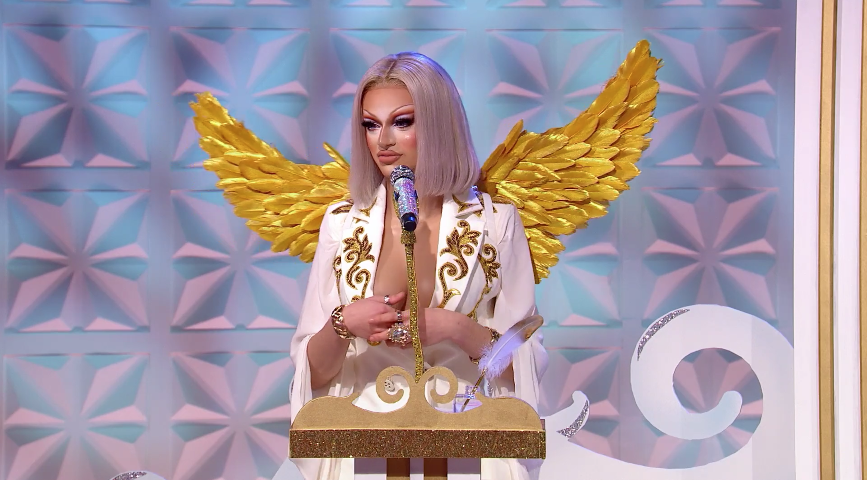 Krystal in the roast.