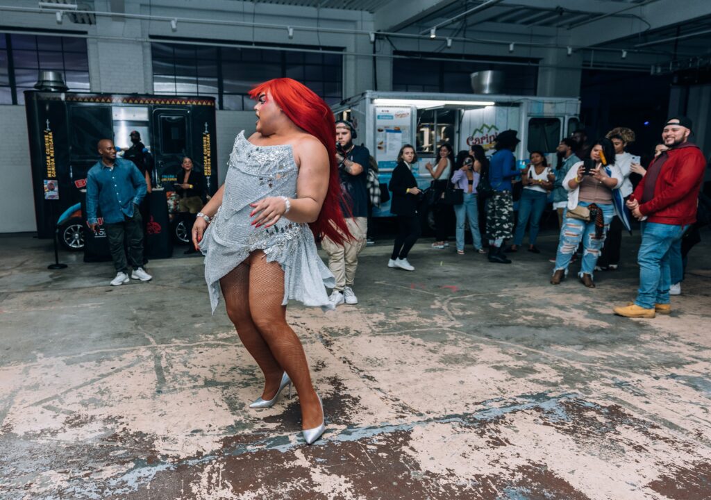Kandy Muse performing Ariana Grande's